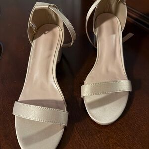 Elegant Cream Women's Heels